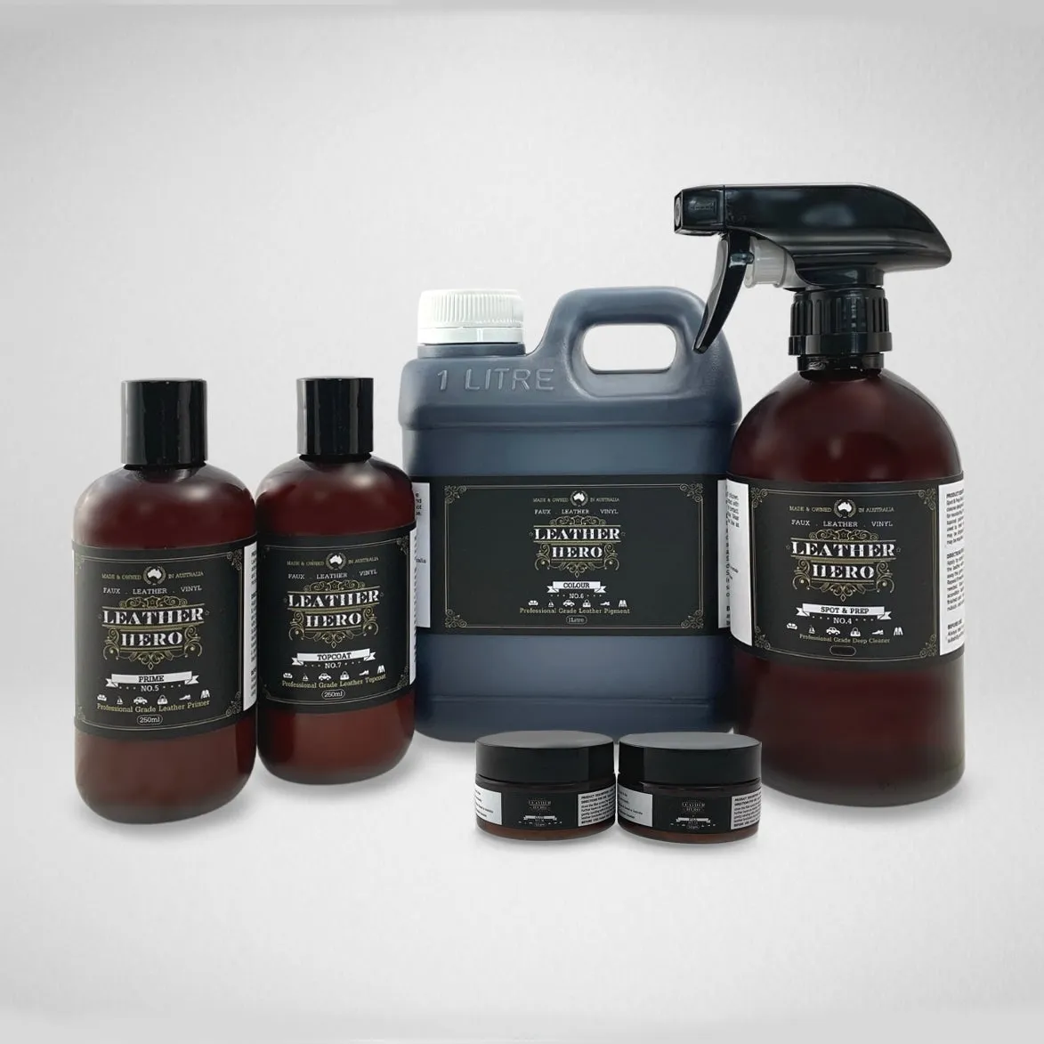 Leather Repair & Recolour Kit - Aniline Arabica