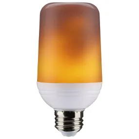 LED Flame Bulb; T19; Medium Base; 120 Volt