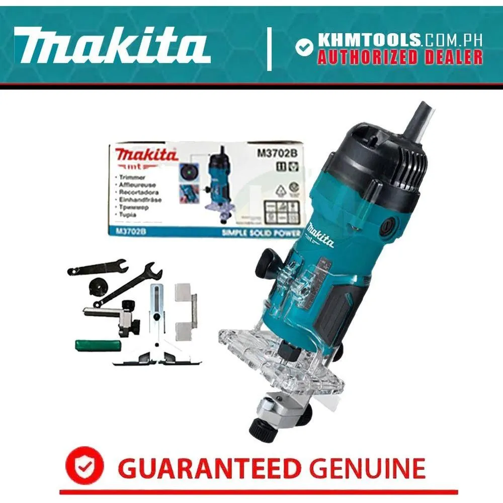 Makita MT M3702B Palm Router 1/4" 530W (Soft Start)