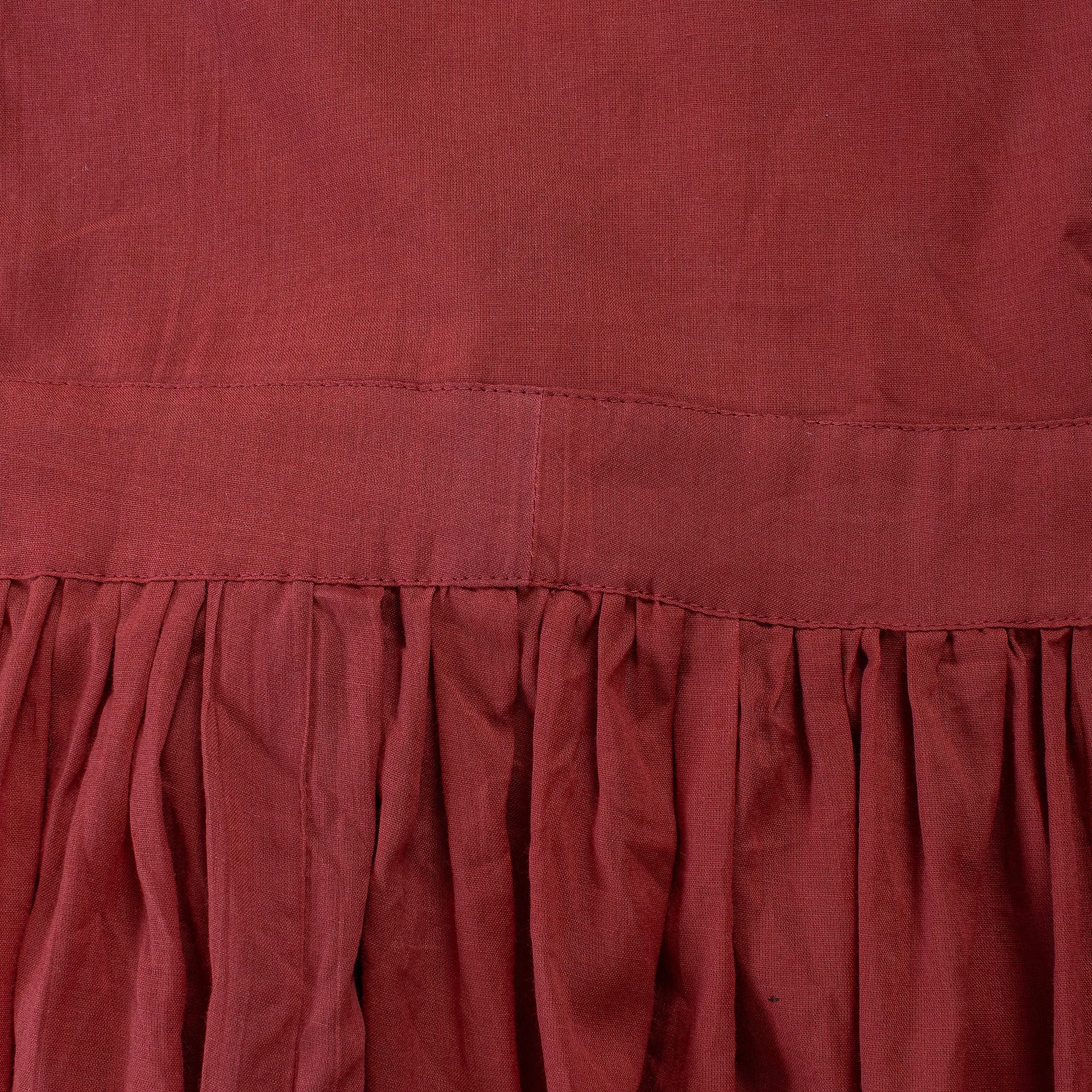 Maroon Multipurpose Cotton Apron