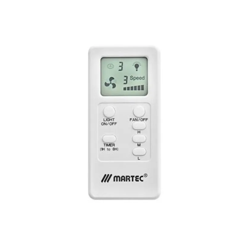 Martec Premium Slimline LCD Ceiling Fan AC Remote Control MPLCDS