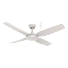 Martec Viper DC 4 1320mm Ceiling Fan with LED Light Matt White