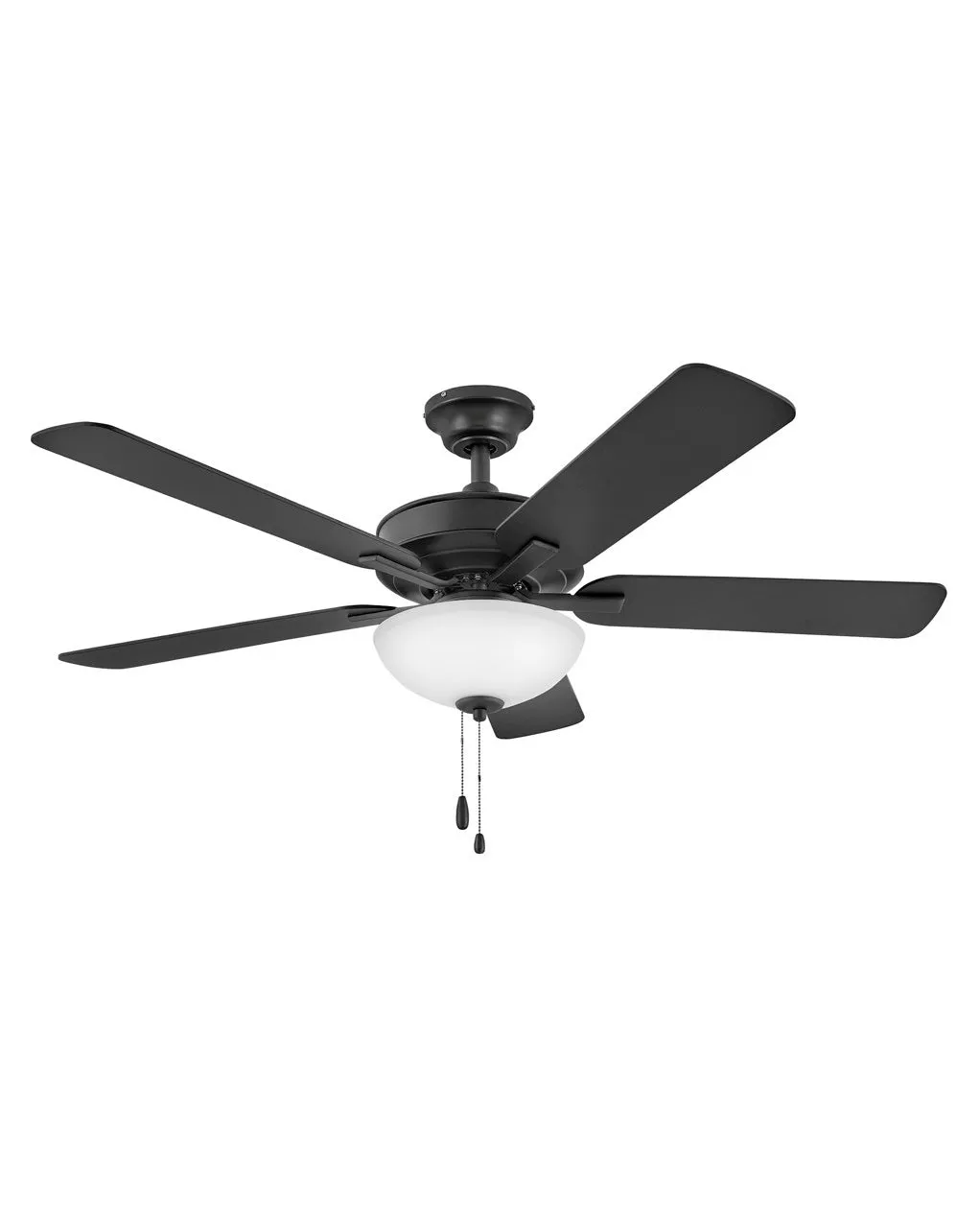 Metro Illuminated 52" Ceiling Fan in Matte Black