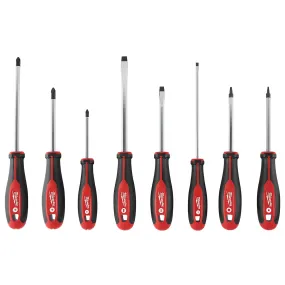 Milwaukee 48-22-2718 Hex Wrench Ready Magnetic Tips Screwdriver Set w/ SQ - 8pc