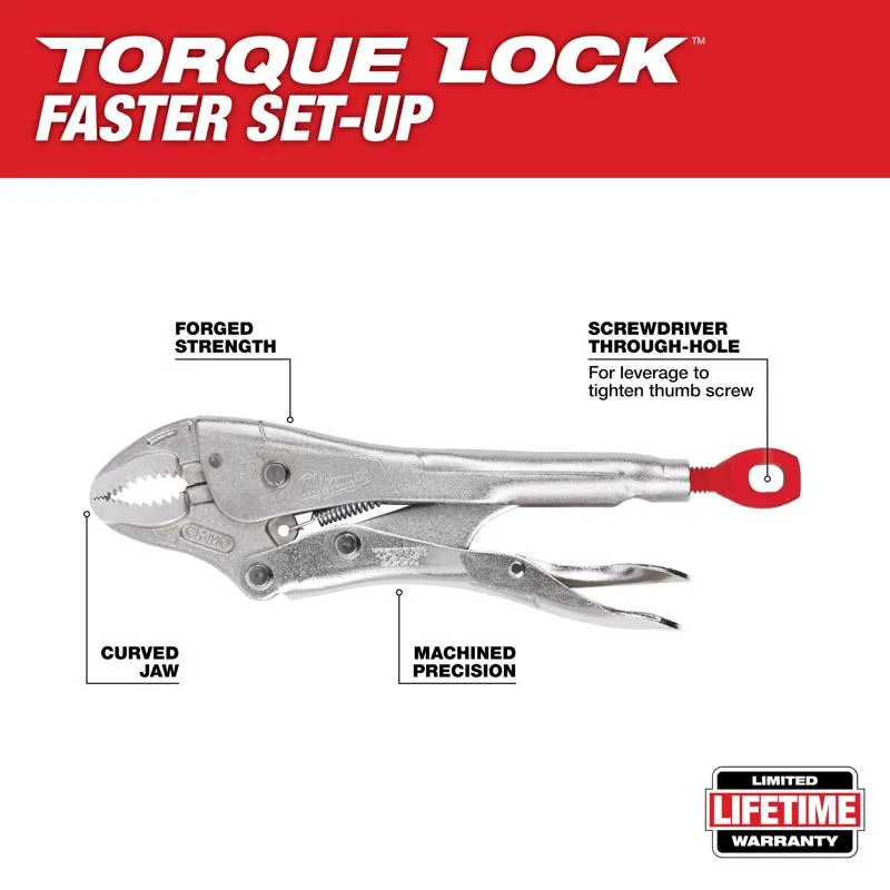 Milwaukee Torque Lock 2 pc Forged Alloy Steel Pliers Set 10 and 6 in. L