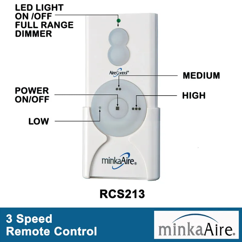 Minka Aire RCS213 Ceiling Fan Hand Held AireControl Remote System