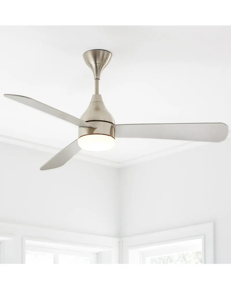 Monte Carlo Streaming Smart 60" Ceiling Fan with LED Light Kit