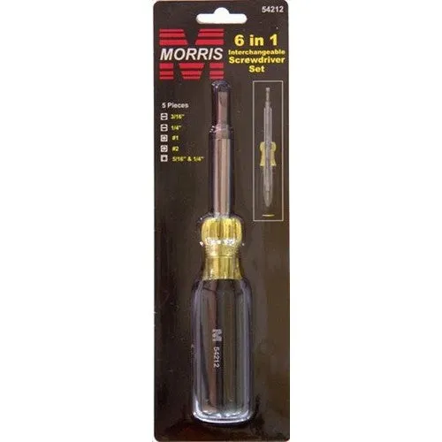 Morris Products 54212 6 in 1 Screwdriver