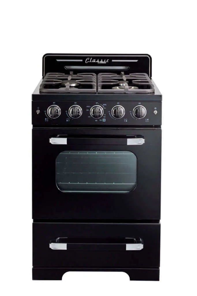 *New* Classic Retro by Unique 24” Convection Gas Range