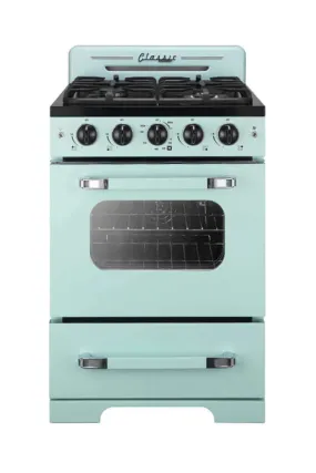 *New* Classic Retro by Unique 24” Convection Gas Range