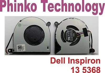 NEW CPU Cooling Fan for Dell Inspiron 13 5368 5378 7368 7378 15 5568 7579 7569