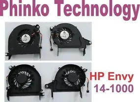 NEW CPU Cooling Fan For HP Envy 14 14-1000 14-1214tx 14-2002tx Right   Left