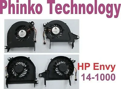 NEW CPU Cooling Fan For HP Envy 14 14-1000 14-1214tx 14-2002tx Right   Left