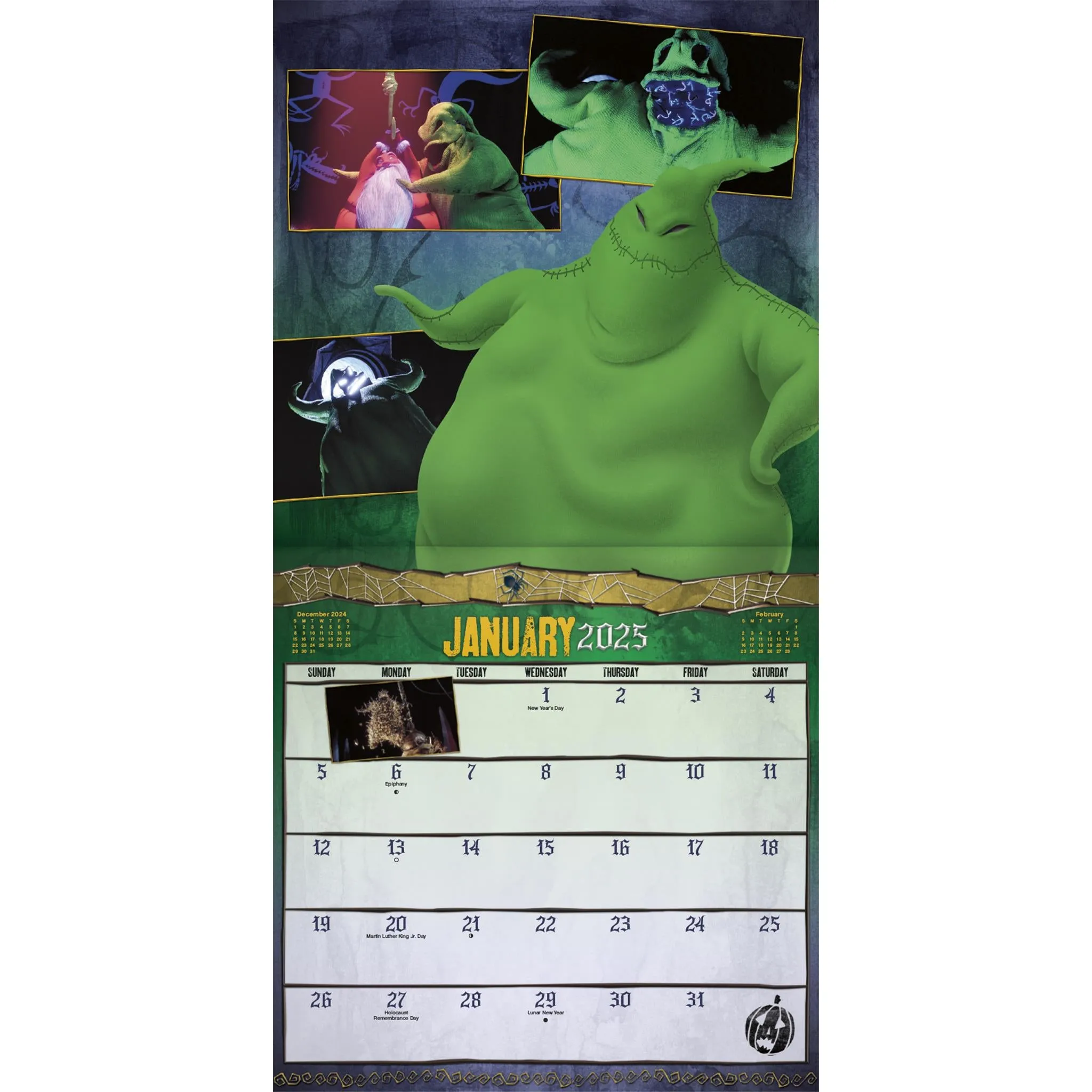 Nightmare Before Christmas Mini 2025 Calendar