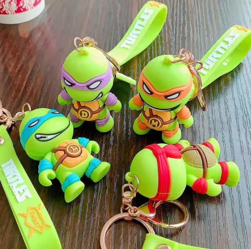 Ninja Turtle Movie | Mickey | Silicone Lanyard Keychain |