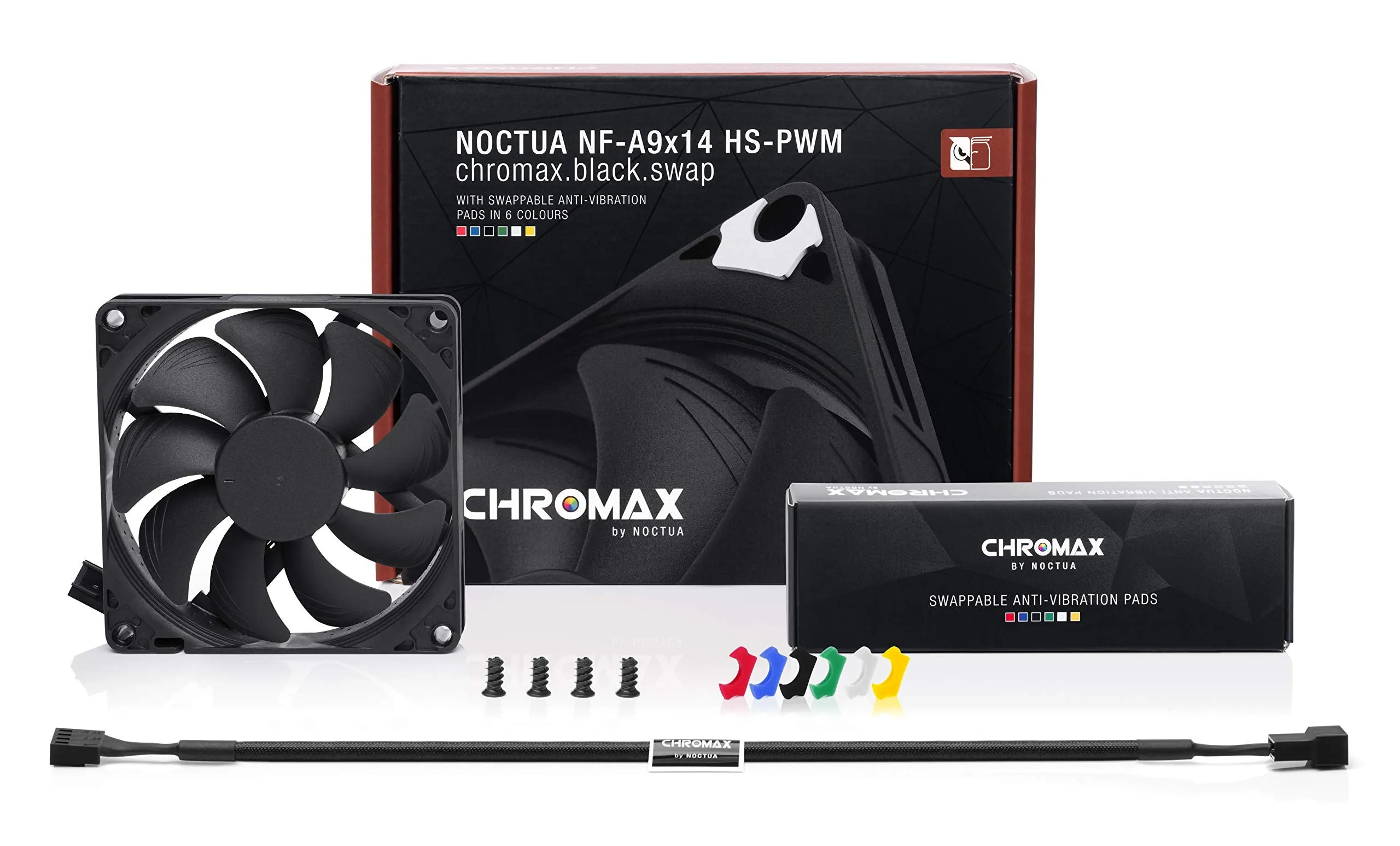 Noctua NF-A9x14 HS-PWM chromax.black.swap 9cm Case Fan