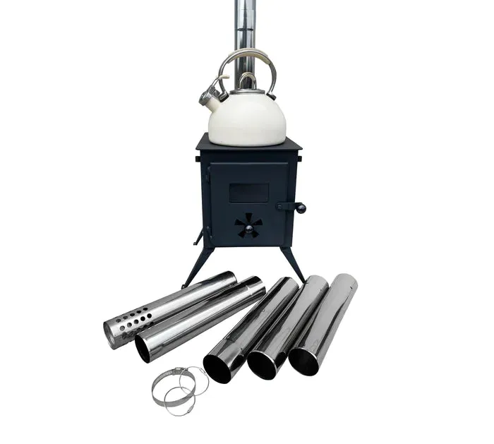 Outbacker® 'Firebox' Tent Stove & Water Heater Package