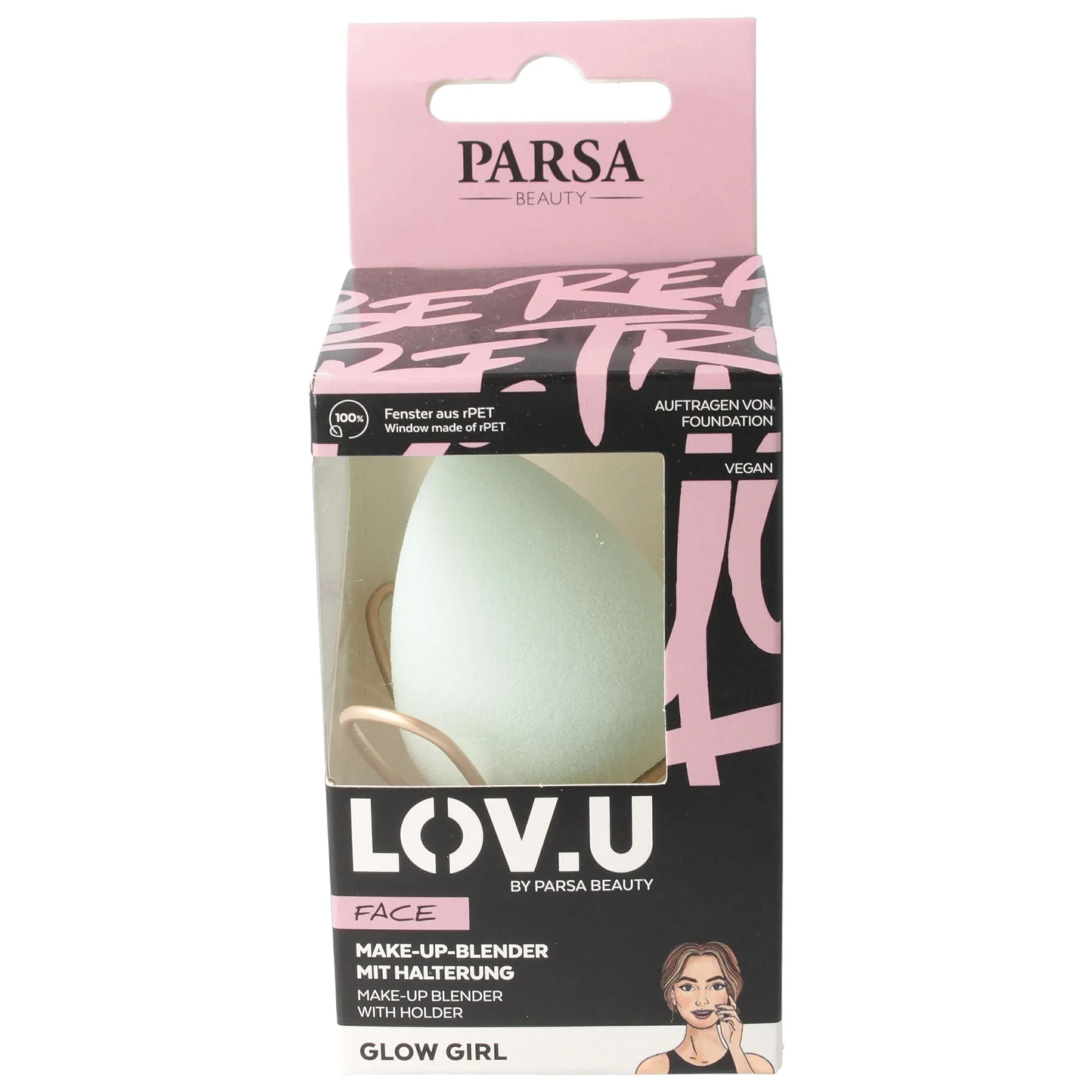 PARSA Beauty LOV.U Make-up Blender mit Halterung