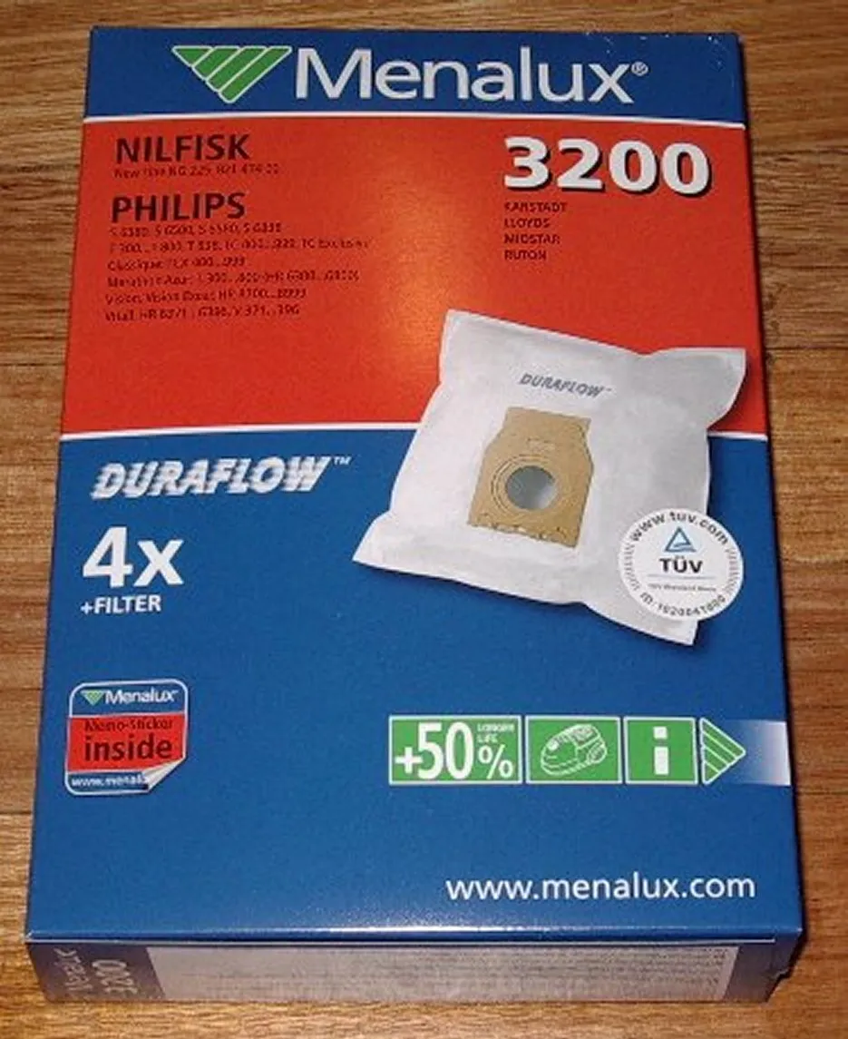 Philips Oslo, Nilfisk Vacuum Bags  - Part # 3200