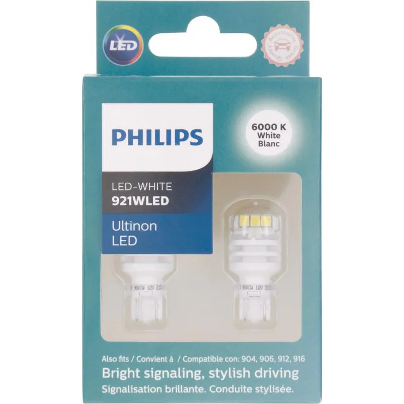 Philips Ultinon LED Back-Up/Stop/Trunk Miniature Automotive Bulb 921WLED