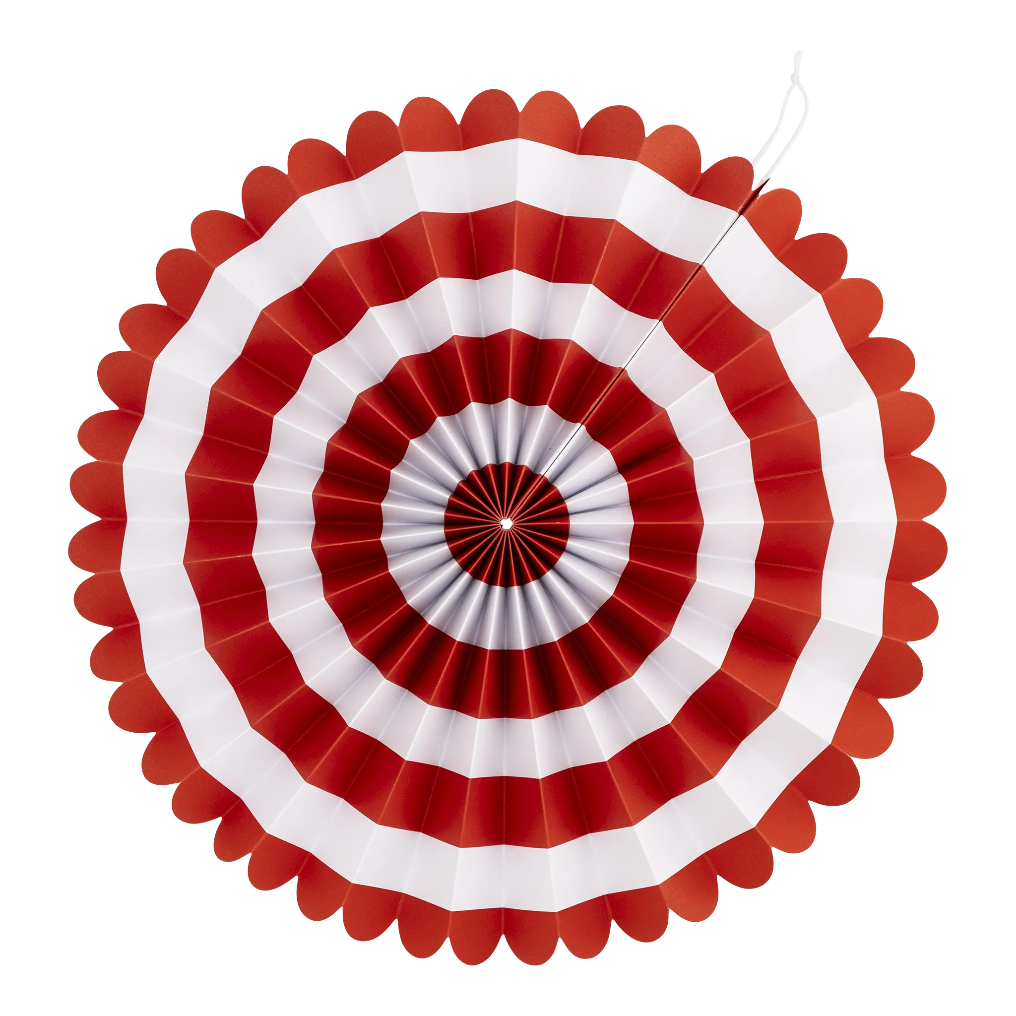 PLFN03 - Red and White Party Fan Set