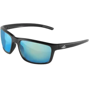 Pompano Ice Blue Mirror Performance Fog Technology Polarized Lens with Matte Black Frame, Safety Glasses - BH2769PFT