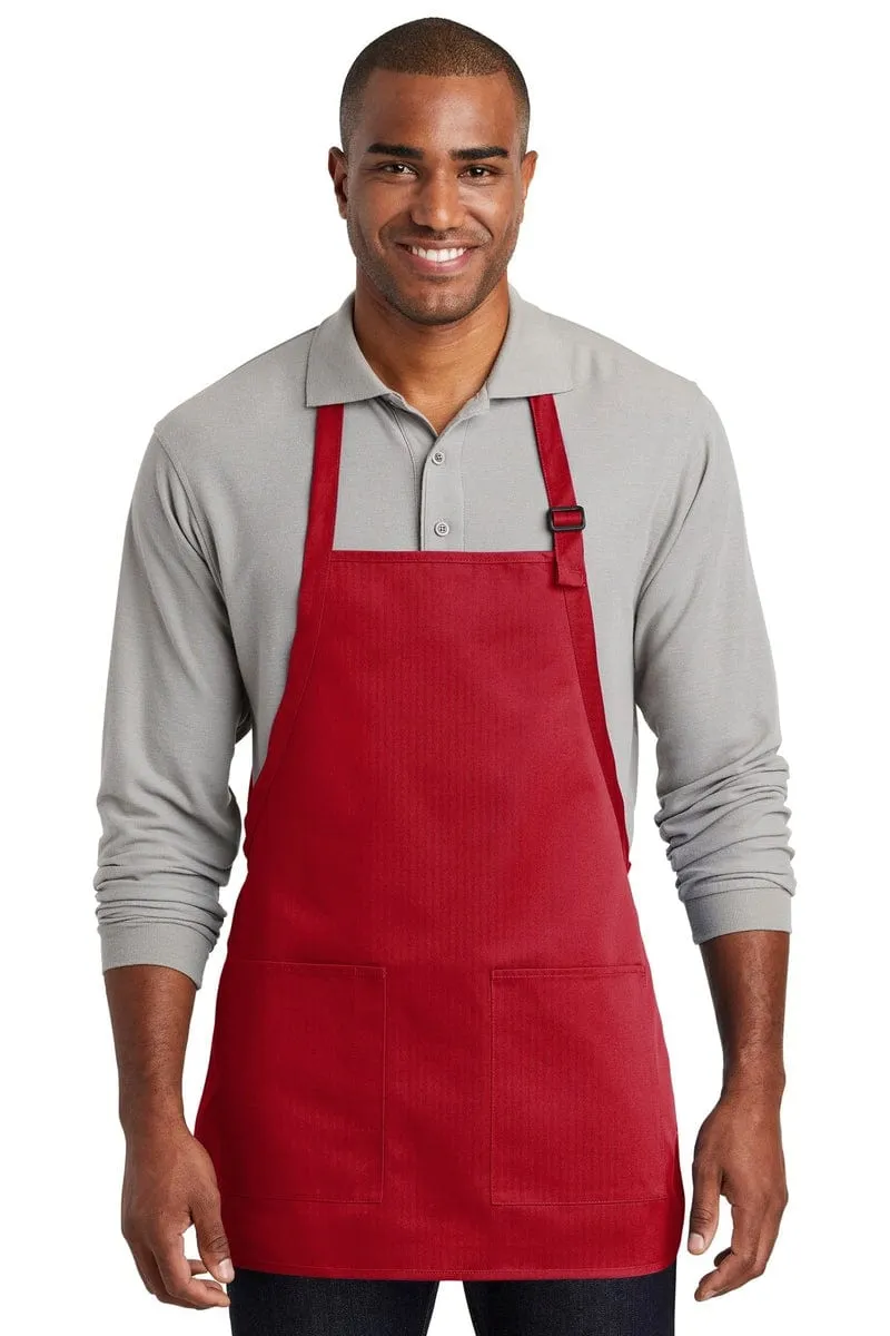 Port Authority  ®  Medium-Length Two-Pocket Bib Apron. A601