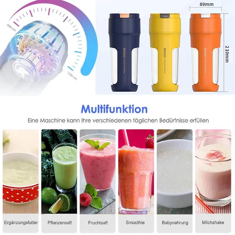 Portable Blender Fruit Mixers