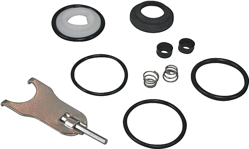 ProSource Faucet Repair Kits, Plastic/Rubber/Stainless Steel/Steel, Silver, Black, White, 11-Piece :BAG: QUANTITY: 1