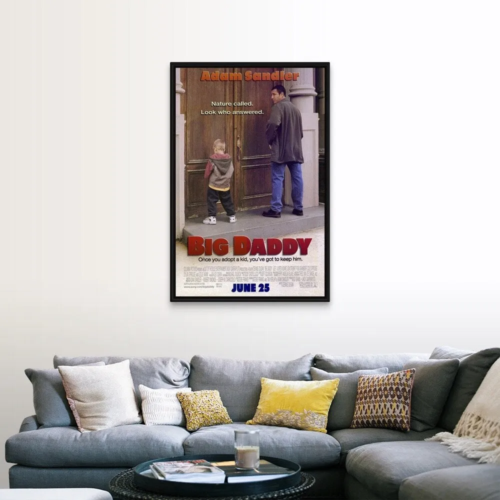 "Big Daddy (1999)" Black Float Frame Canvas Art