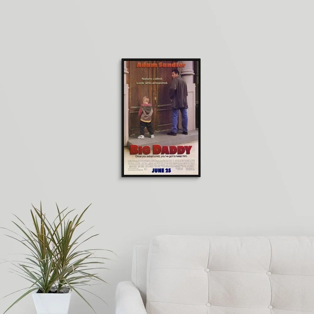 "Big Daddy (1999)" Black Float Frame Canvas Art