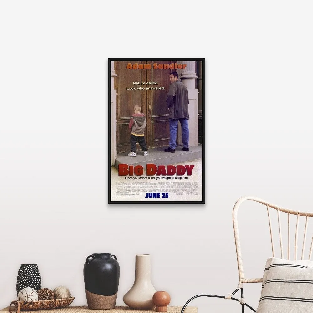 "Big Daddy (1999)" Black Float Frame Canvas Art