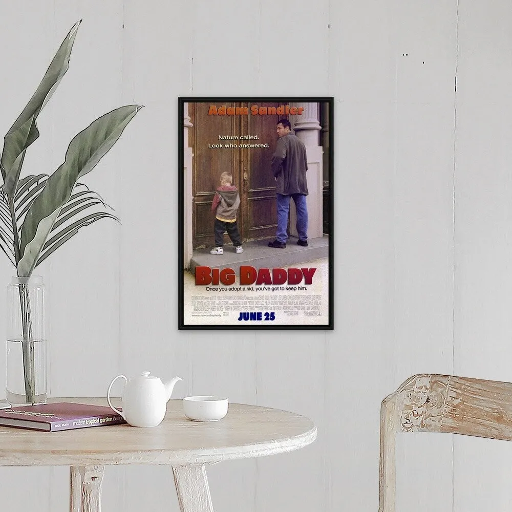 "Big Daddy (1999)" Black Float Frame Canvas Art