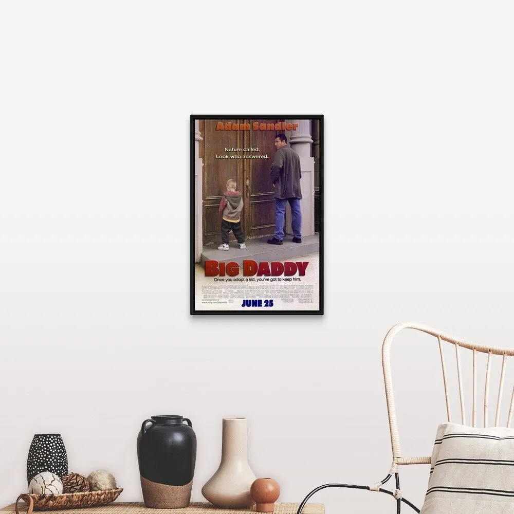 "Big Daddy (1999)" Black Float Frame Canvas Art