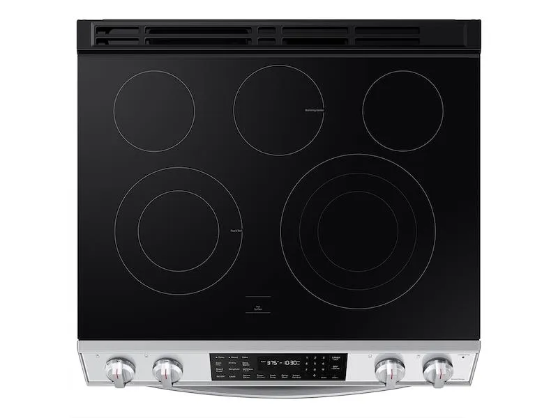 Samsung Bespoke 6.3 cu. ft. Smart Front Control Slide-In Electric Range with Air Fry