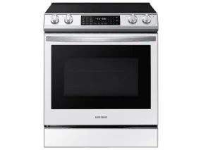 Samsung Bespoke 6.3 cu. ft. Smart Front Control Slide-In Electric Range with Air Fry