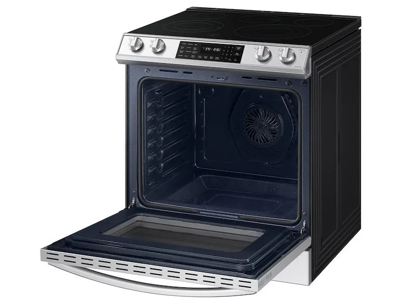 Samsung Bespoke 6.3 cu. ft. Smart Front Control Slide-In Electric Range with Air Fry