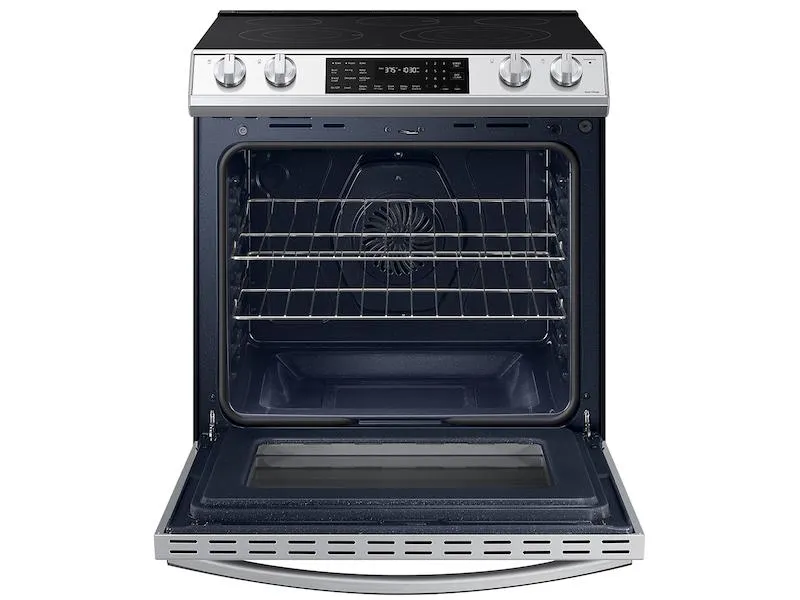 Samsung Bespoke 6.3 cu. ft. Smart Front Control Slide-In Electric Range with Air Fry