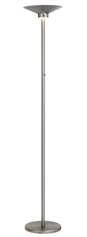 Sappho LED Torch Lamp in Brushed Nickel