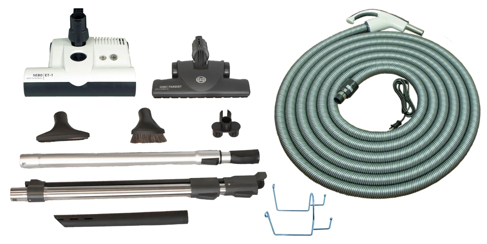 Sebo ~ SEBO Premium CV Kit with White ET-1 and 30′ Hose