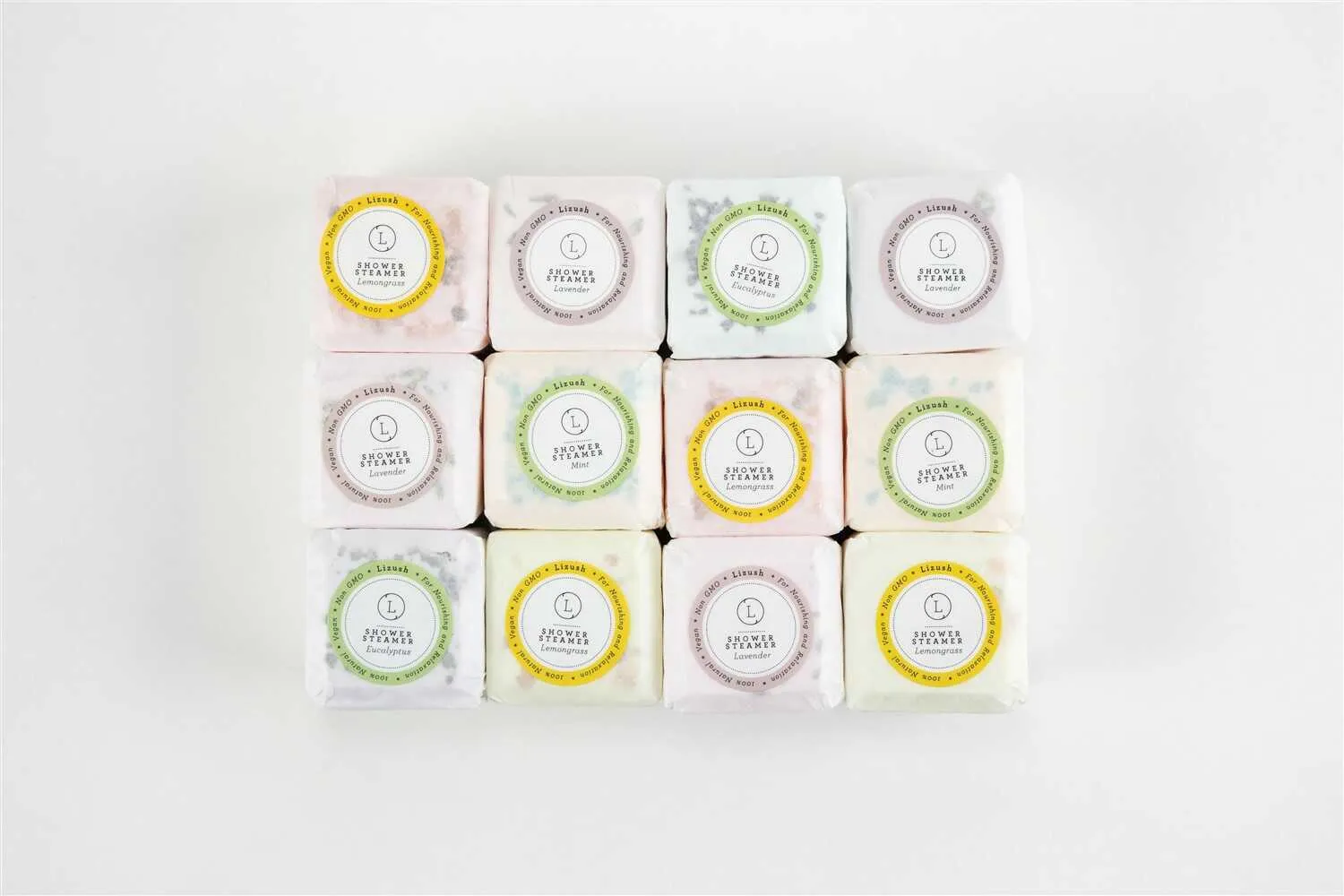 Shower Steamers, Set of 12 big fizzies, Cheer up Gift Set, Relaxing Gift Box