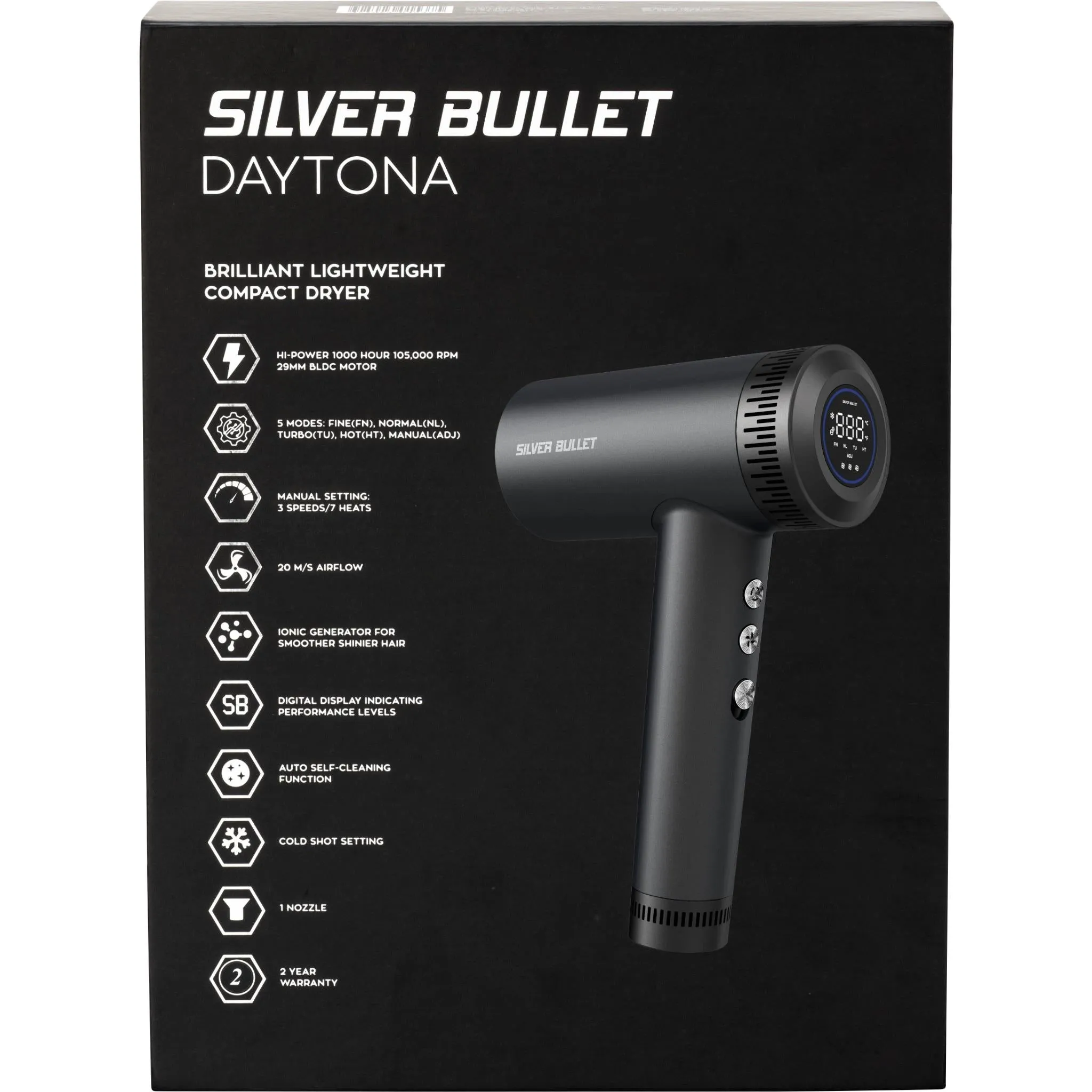 Silver Bullet Daytona Hair Dryer