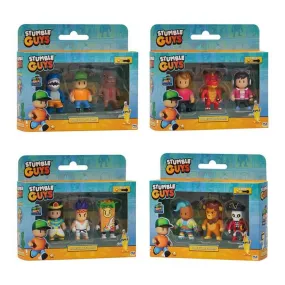 Stumble Guys Collectible Figures 3PK Window Box