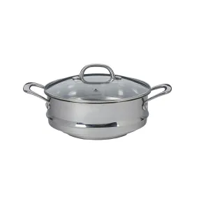 Swiss Diamond Premium Steel Universal Steamer with Lid