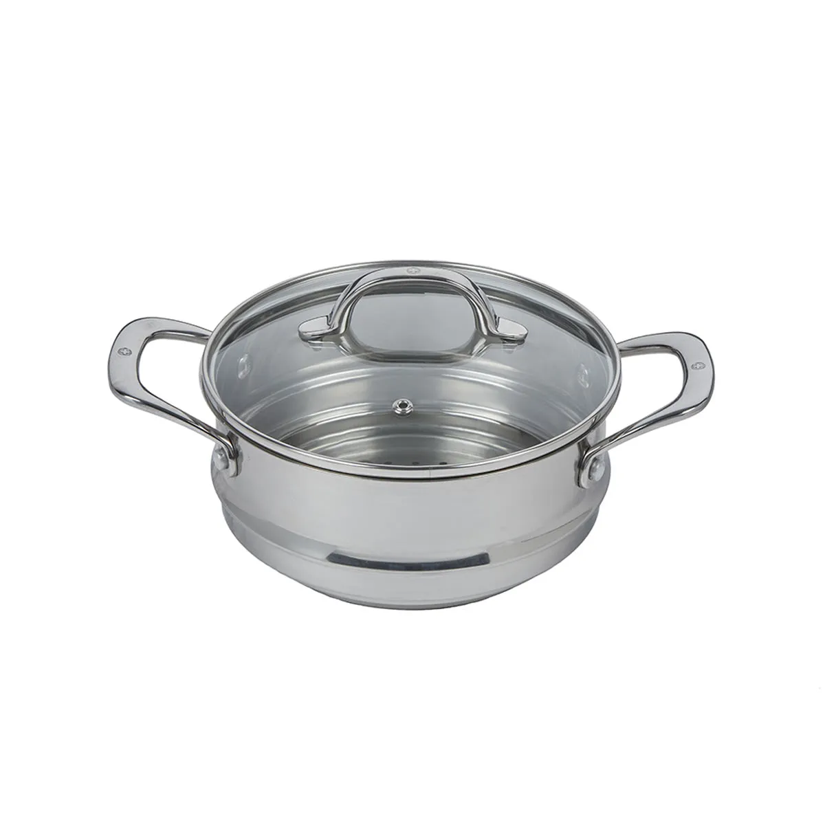 Swiss Diamond Premium Steel Universal Steamer with Lid