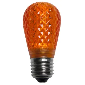 T50 LED Patio Lights - E-26 - Orange - 10 Pack