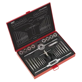 Tap & Die Set 28pc Split Dies Imperial BSW