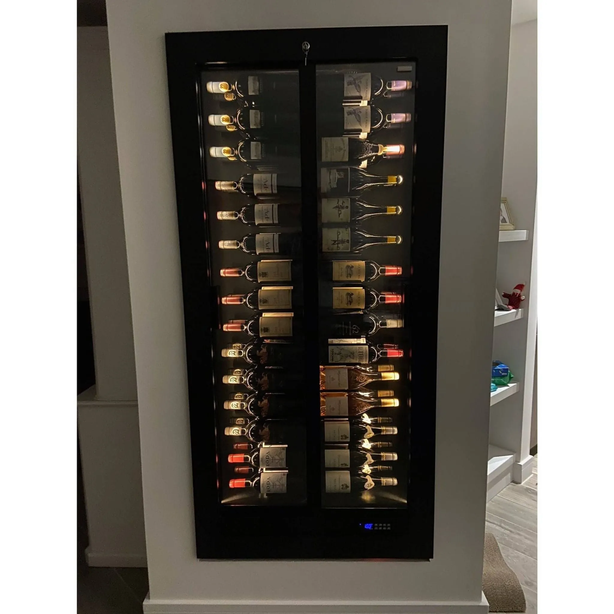 Teca B - Built in Wine Wall TBE-10 - Horizontal Shelving - For Home Use