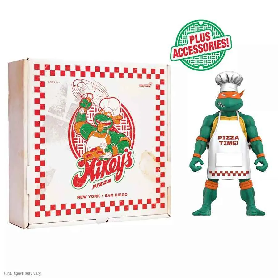 Teenage Mutant Ninja Turtles Ultimates Pizza Chef Michelangelo (SDCC 2024) 6 Inch Action Figure