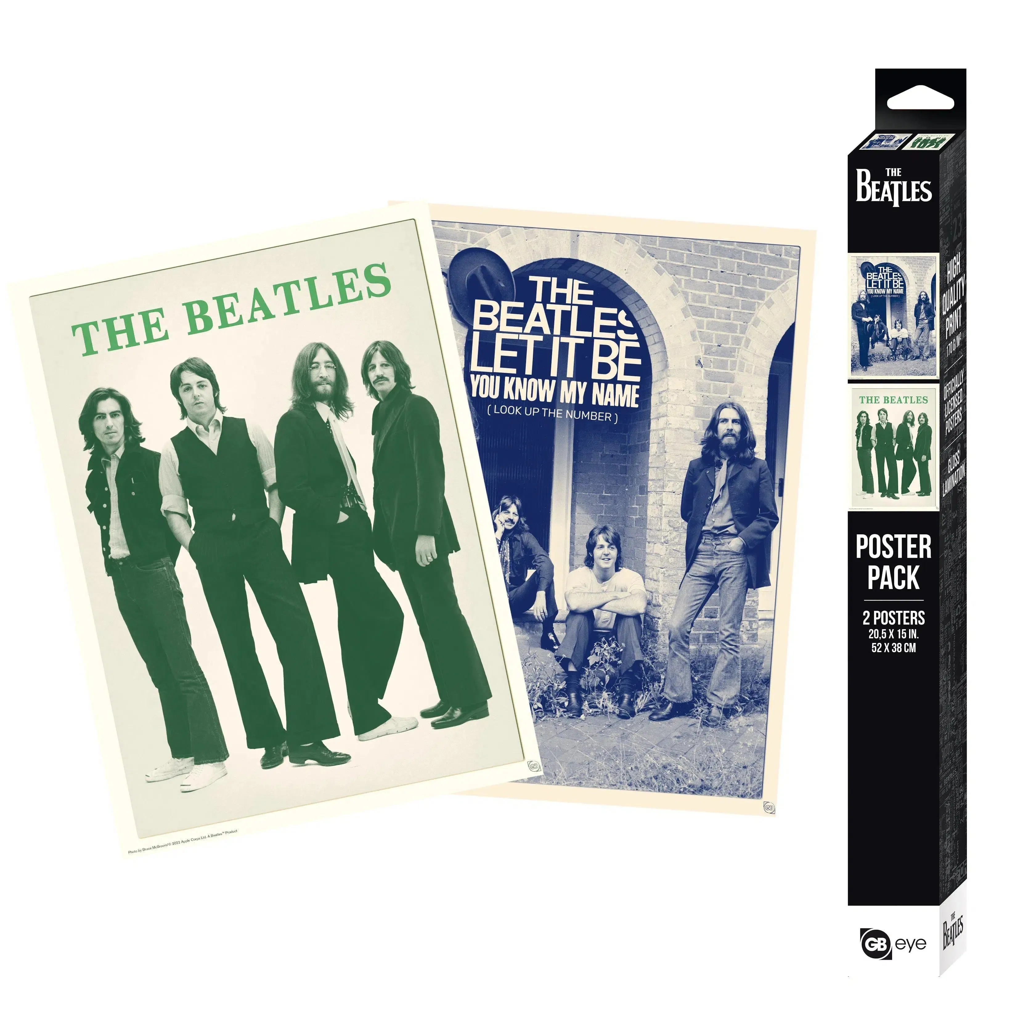 The Beatles - Let It Be & Abbey Road Photographs Boxed Poster Set (20.5"x15") - ABYstyle